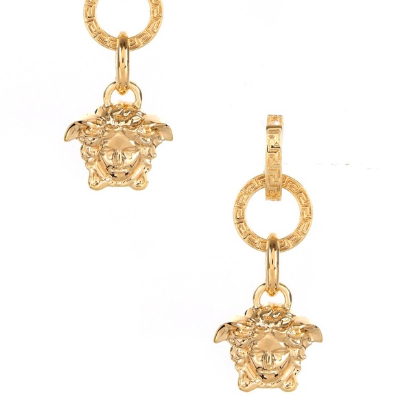 Versace Jewelry - Versace Medusa Head Drop Earrings NWT